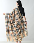 Classic Checks Fine Cashmere Wrap