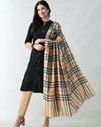 Classic Checks Fine Cashmere Wrap