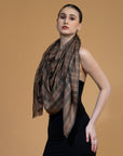 Classic Checks Fine Cashmere Wrap