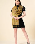 Pure Silk Jamawar Wrap - Giwwra