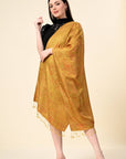 Pure Silk Jamawar Wrap - Giwwra