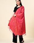 Pure Silk Jamawar Wrap - Giwwra