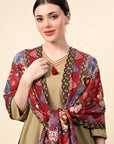 Kalamkari Premium Cashmere Stole - Giwwra