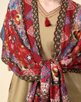 Kalamkari Premium Cashmere Stole - Giwwra