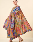 Kalamkari Premium Cashmere Stole - Giwwra