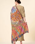 Kalamkari Premium Cashmere Stole - Giwwra