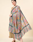 Kalamkari Premium Cashmere Stole - Giwwra