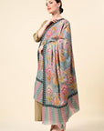 Kalamkari Premium Cashmere Stole - Giwwra